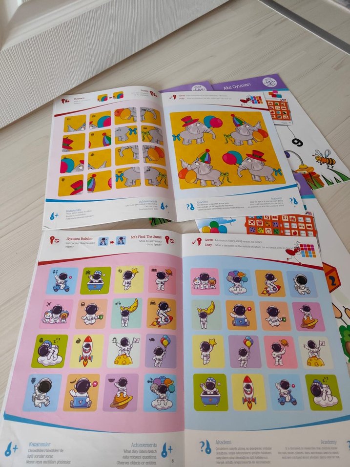 4 Yaş Dikkat Seti Eğitim Oyuncağı - Görsel 3