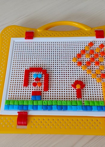 Sarı Renkli Eğitim Oyuncağı Tahtası - Görsel 2