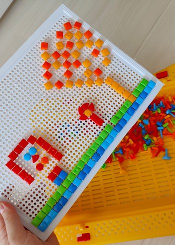 Sarı Renkli Eğitim Oyuncağı Tahtası - Görsel 3