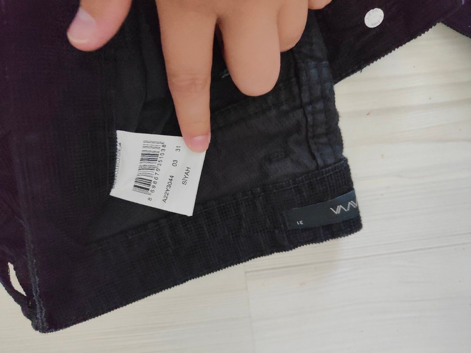 Erkek Kadife pantalon - Görsel 2