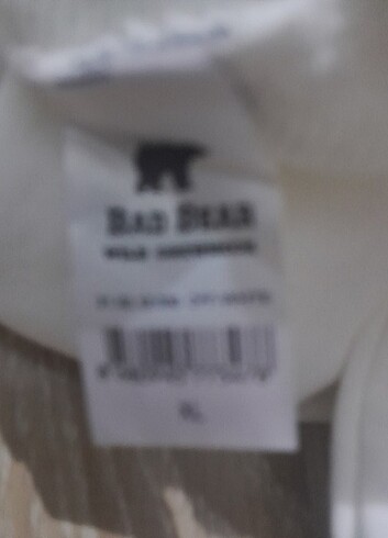 xl Beden beyaz Renk BAD BEAR 