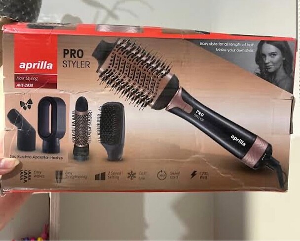 Aprilla saç şekillendirici set