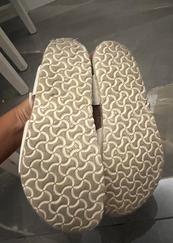 Birkenstock Birkenstock 33 numara beyaz sandalet
