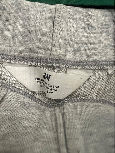 H&M 7-8 yaş Tshirt ve şort