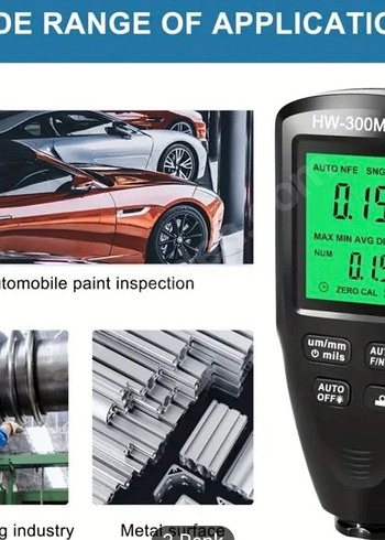 HW-300MINI Dijital Kalınlık Ölçer - Görsel 3