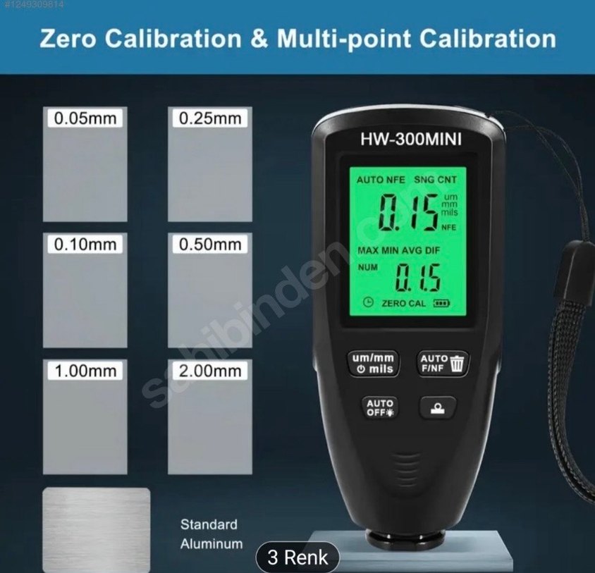 HW-300MINI Dijital Kalınlık Ölçer - Görsel 2