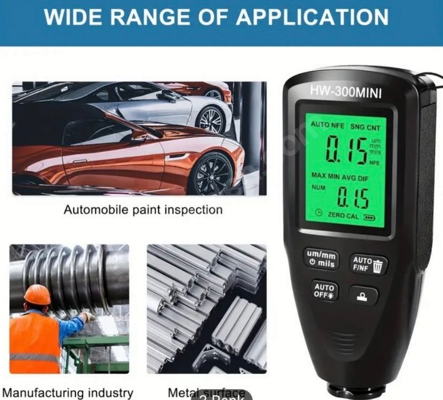 HW-300MINI Dijital Kalınlık Ölçer - Görsel 3