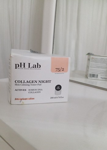 Ph Lab Collagen Night Somon DNA'lı Toner Pad 60'lı - Görsel 2