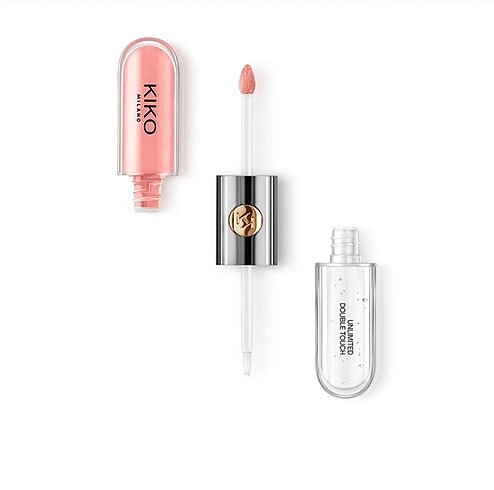 Kiko likit ruj unlimited double touch 101 soft rose