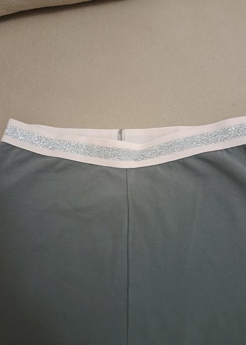 Gri Baskılı Kız Taytı - Görsel 7