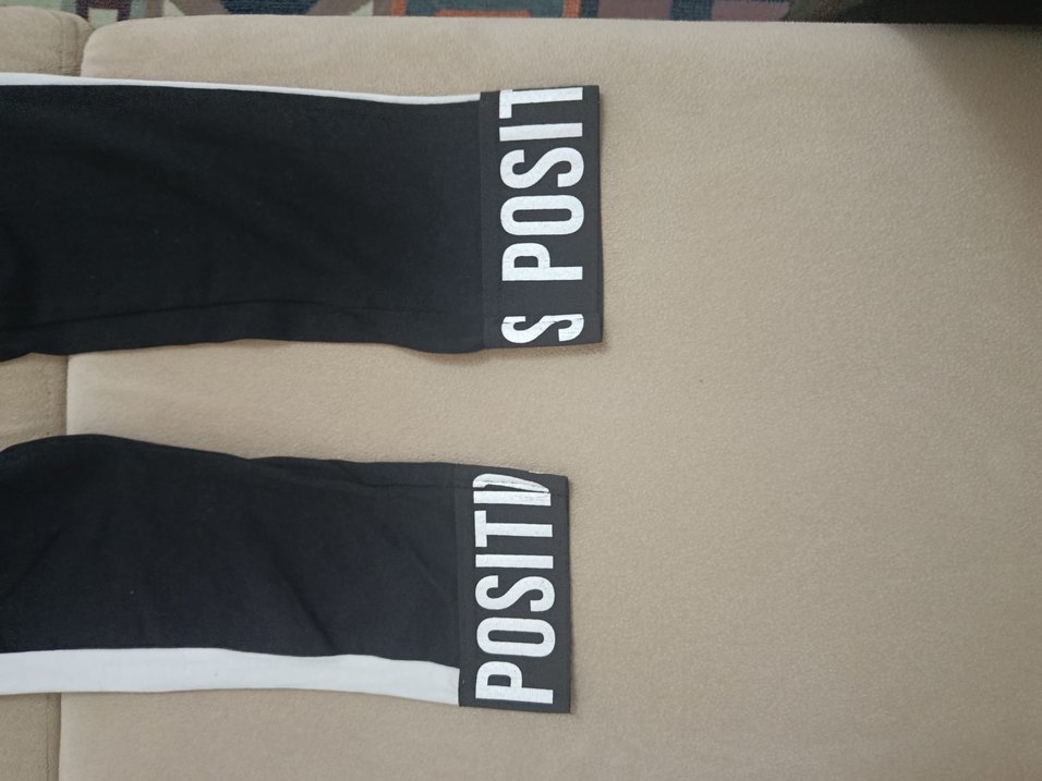 Gri Baskılı Kız Taytı - Görsel 3