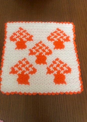 Renkli Örgü Banyo lifi - Görsel 4