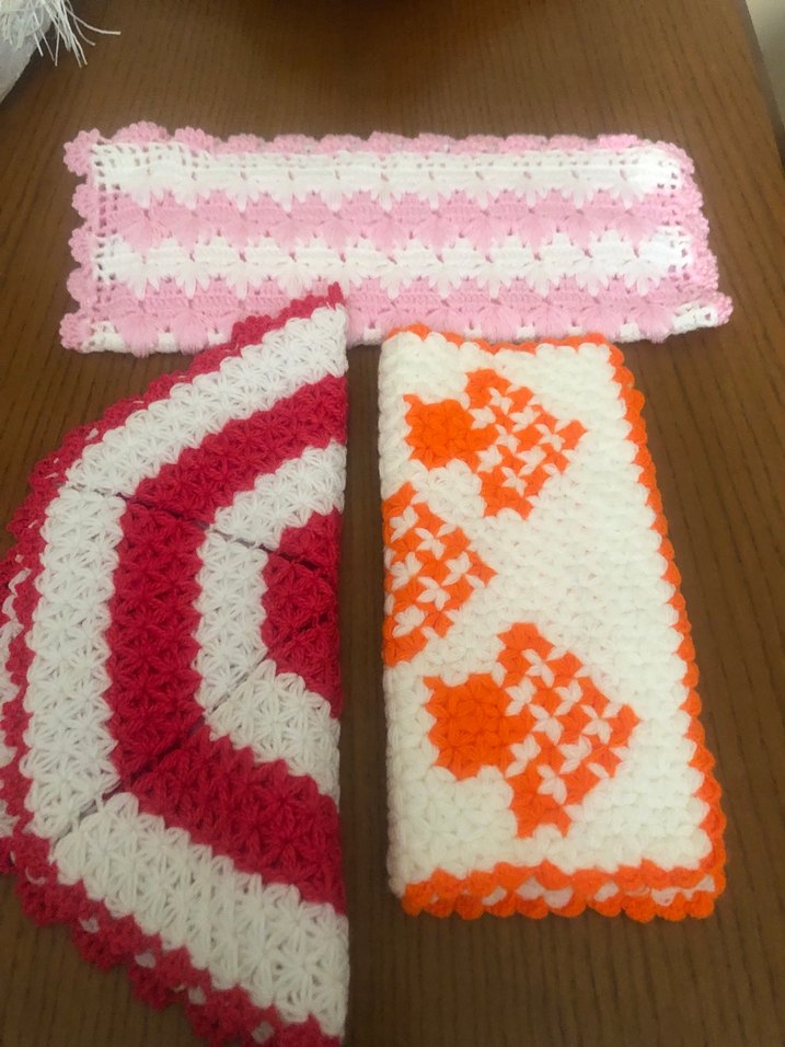 Renkli Örgü Banyo lifi - Görsel 2