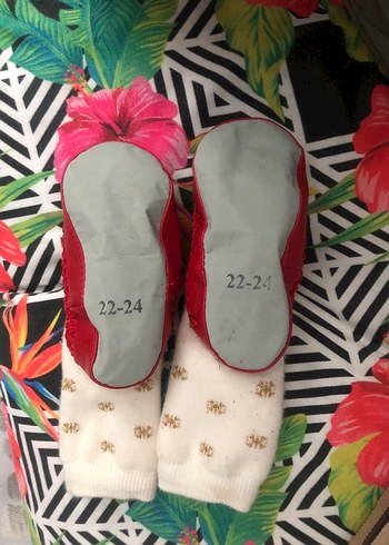 Nakışlı Beyaz Kız Çocuk Ev Terliği - Görsel 4