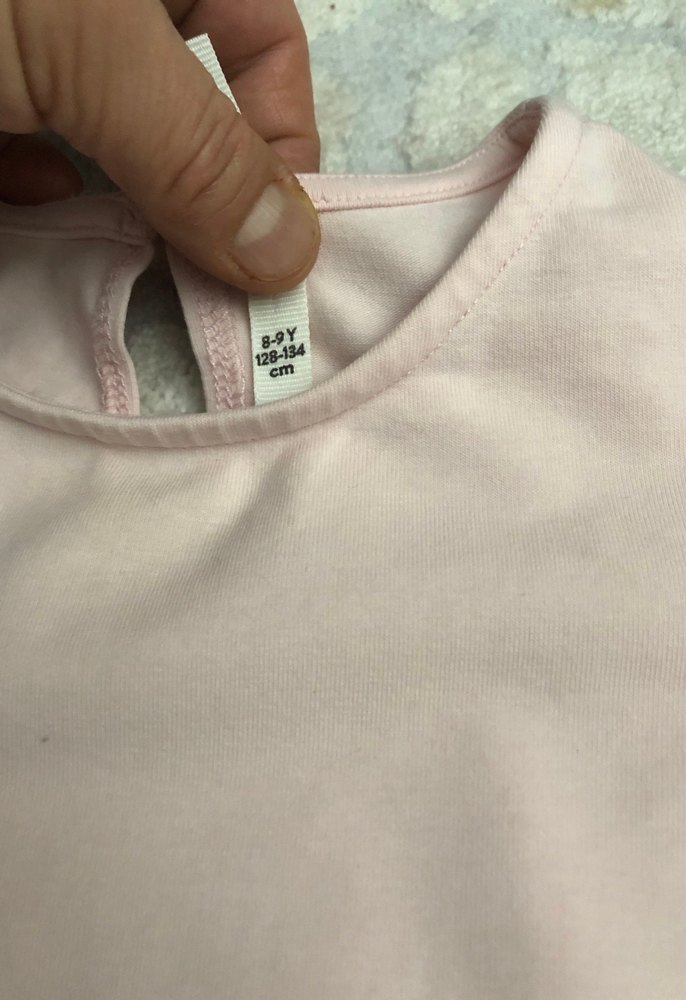 Kız Çocuk Pembe Kısa Kollu Fırfırlı Tişört - Görsel 4