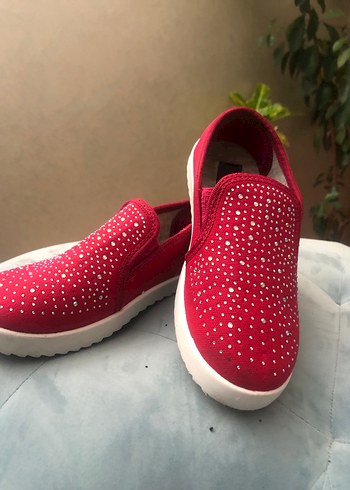 Kız çocuk Taşlı Spor Ayakkabı - Görsel 3