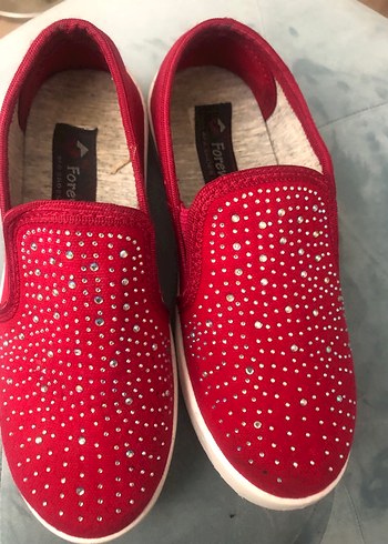 Kız çocuk Taşlı Spor Ayakkabı - Görsel 6