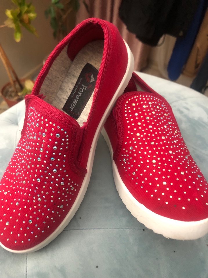 Kız çocuk Taşlı Spor Ayakkabı - Görsel 2