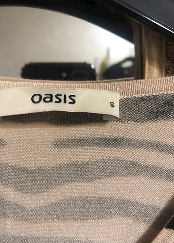 Triko zebra Desenli V Yakalı Kadın Bluz - Görsel 9