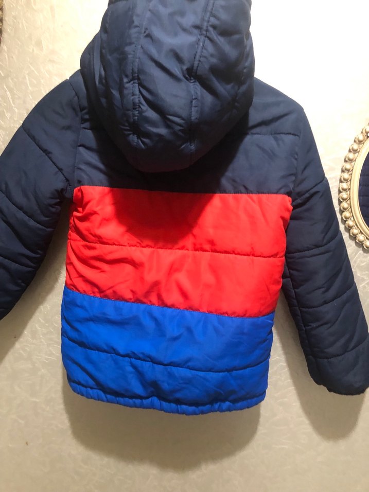 Renkli Fermuarlı Erkek Çocuk Mont - Görsel 5