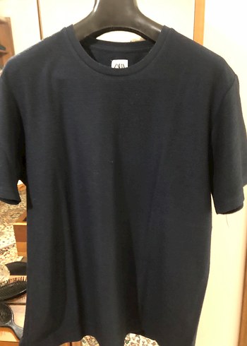 Zara lacivert Erkek Tişört - Görsel 2