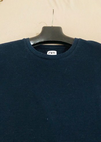 Zara lacivert Erkek Tişört - Görsel 6