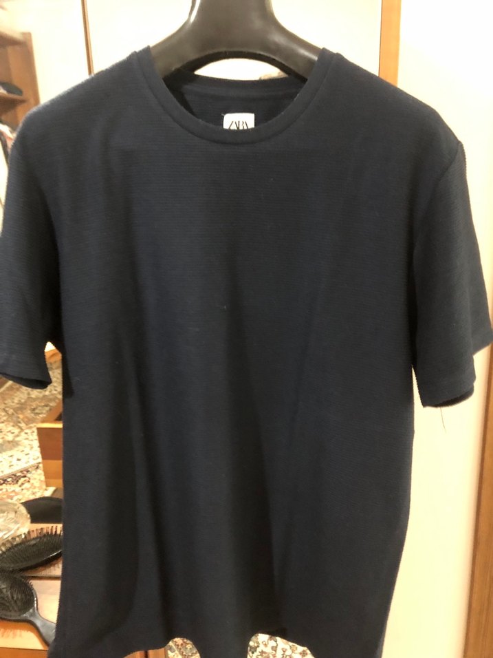Zara lacivert Erkek Tişört - Görsel 2