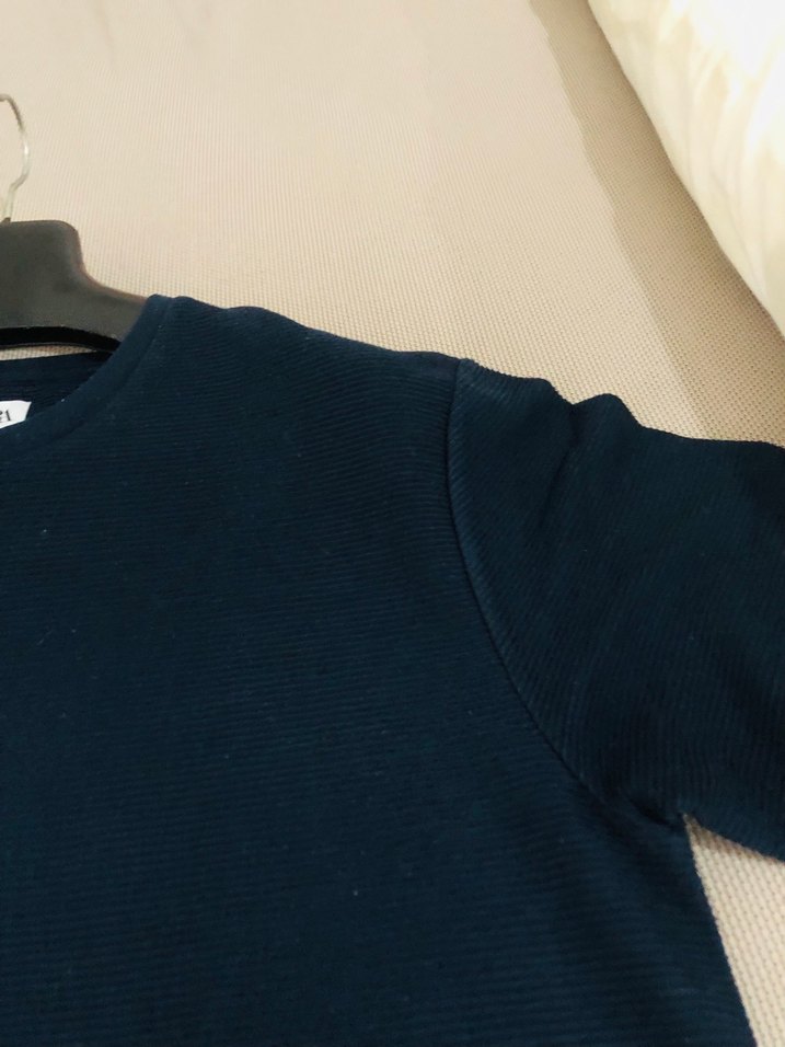 Zara lacivert Erkek Tişört - Görsel 5