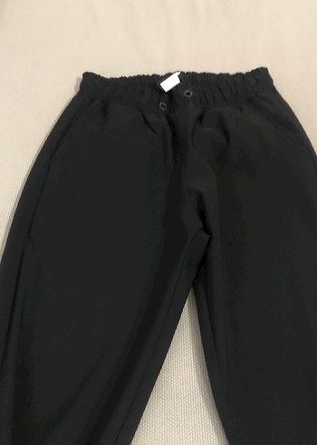 Ünisex Siyah Fermuarlı Outdoor Eşofman Altı - Görsel 10