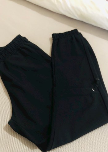 Ünisex Siyah Fermuarlı Outdoor Eşofman Altı - Görsel 9