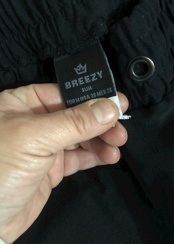 Ünisex Siyah Fermuarlı Outdoor Eşofman Altı - Görsel 5