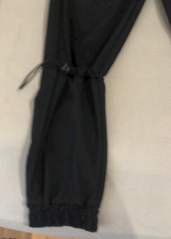 Ünisex Siyah Fermuarlı Outdoor Eşofman Altı - Görsel 3