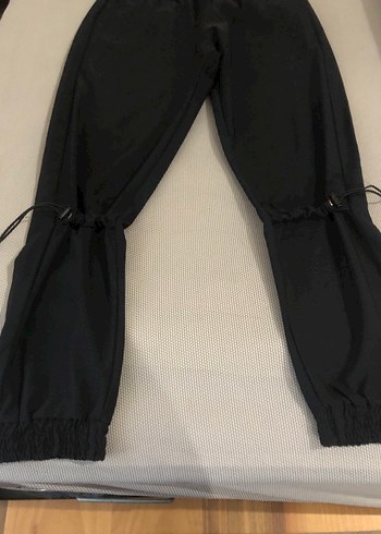 Ünisex Siyah Fermuarlı Outdoor Eşofman Altı - Görsel 2