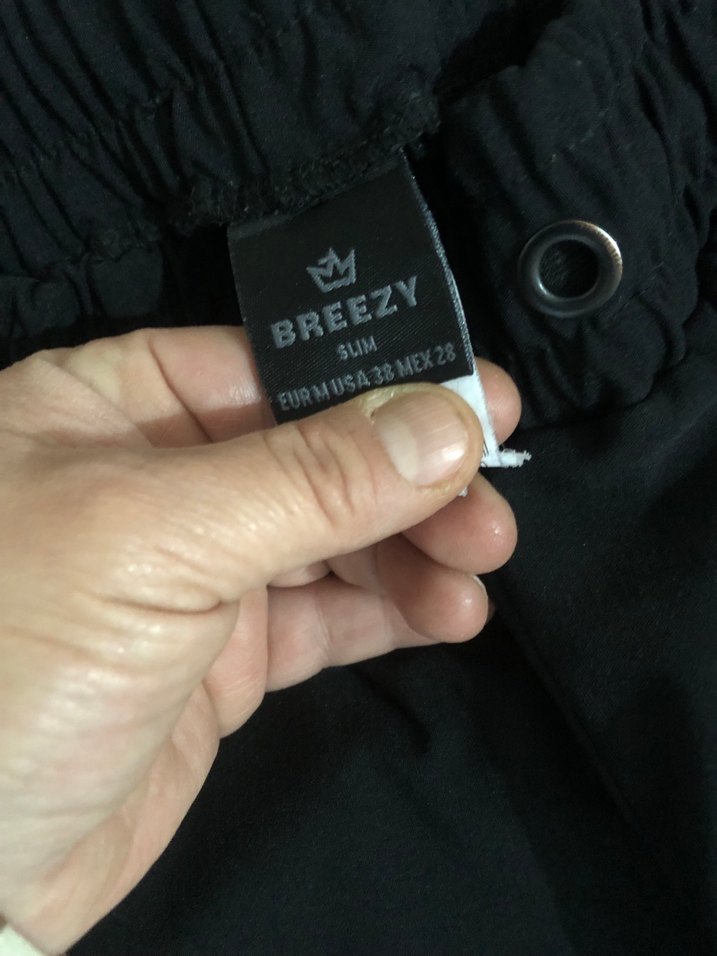 Ünisex Siyah Fermuarlı Outdoor Eşofman Altı - Görsel 5