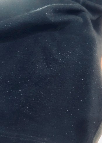 Mavi Yüksek Yakalı kolsuz tişört - Görsel 4