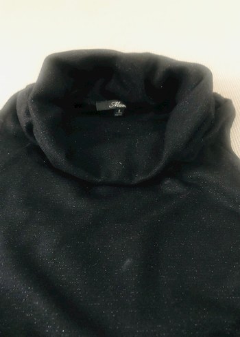 Mavi Yüksek Yakalı kolsuz tişört - Görsel 2