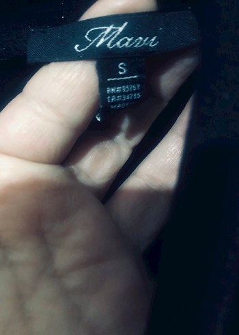 Mavi Yüksek Yakalı kolsuz tişört - Görsel 5