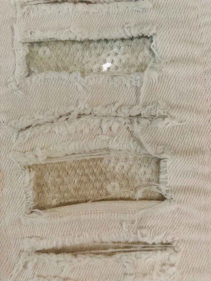 Ekru Dantel Detaylı Rahat Pantolon — görsel 8/12