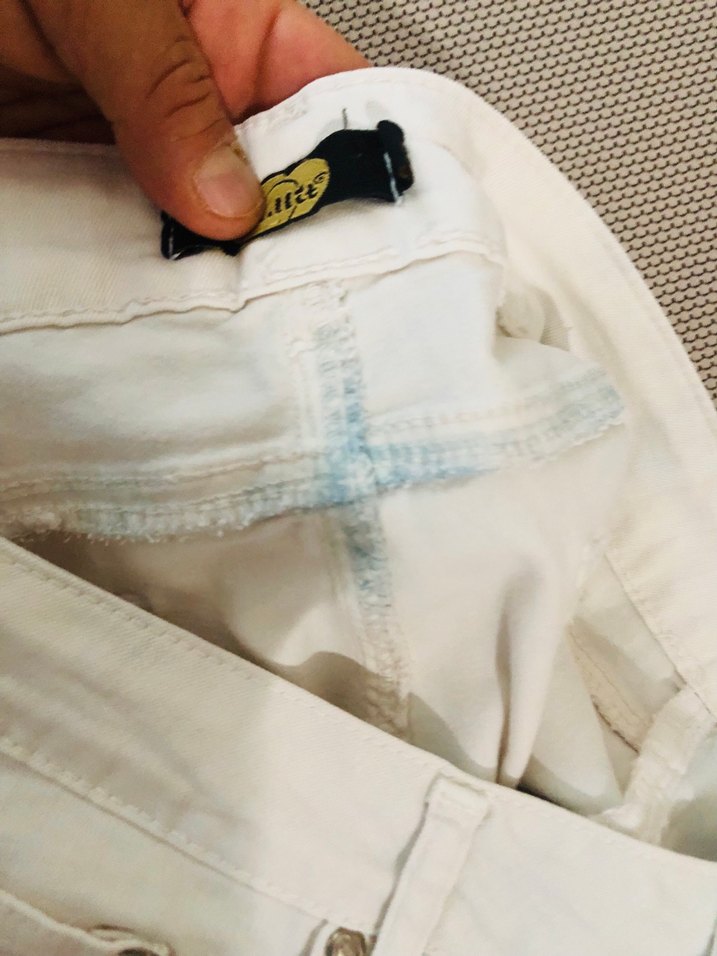 Ekru Dantel Detaylı Rahat Pantolon — görsel 5/12