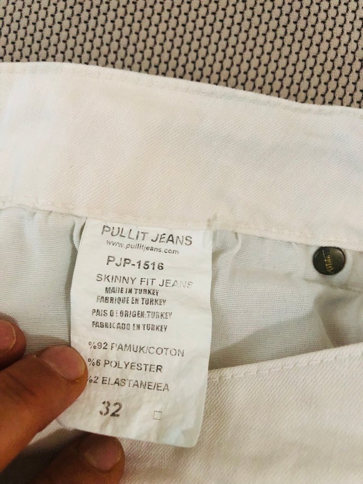 Ekru Dantel Detaylı Rahat Pantolon — görsel 10/12