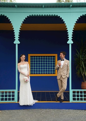 Fransız Dantelli Gelinlik - Görsel 2