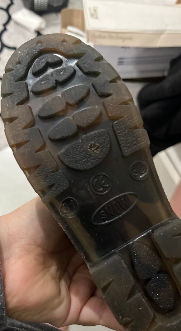 Kahverengi Kamuflaj Desenli Erkek Çocuk Lastik Bot - Görsel 3