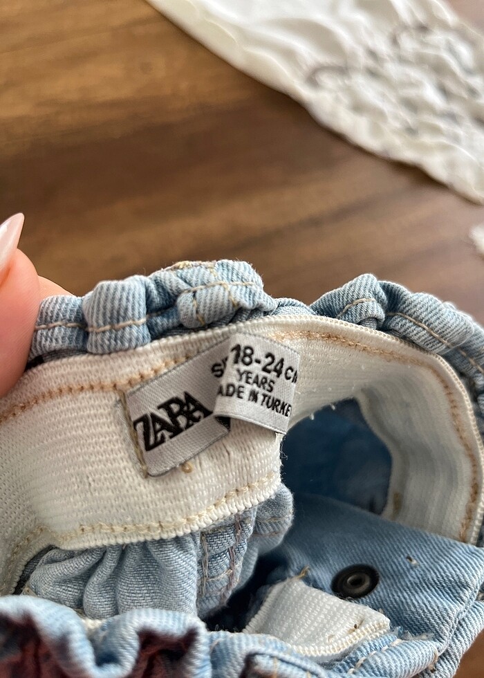 Zara kot şort - Görsel 2