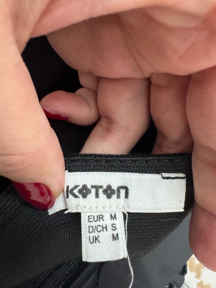 Siyah Beyaz Zebra Desenli Midi  Etek - Görsel 4