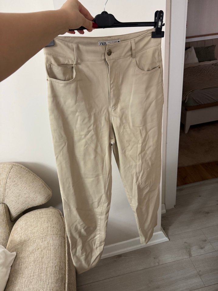 Zara Kadın deri Pantolon - Görsel 2