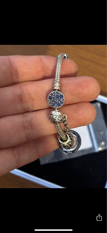 Beden beyaz Renk Pandora bileklik ve charm