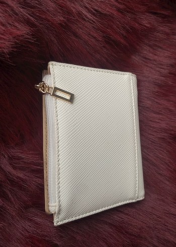 GUESS Kadın Beyaz Deri Cüzdan - Görsel 2