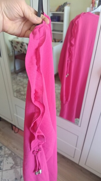 50 Beden pembe Renk apyrobin kumaş büyük beden tunik