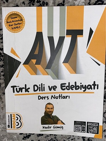 KADİR GÜMÜŞ AYT EDEBİYAT