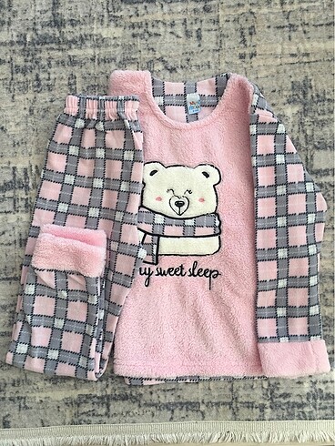 Kız çocuk polar pijama